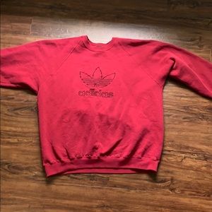 Vintage maroon adidas crewneck